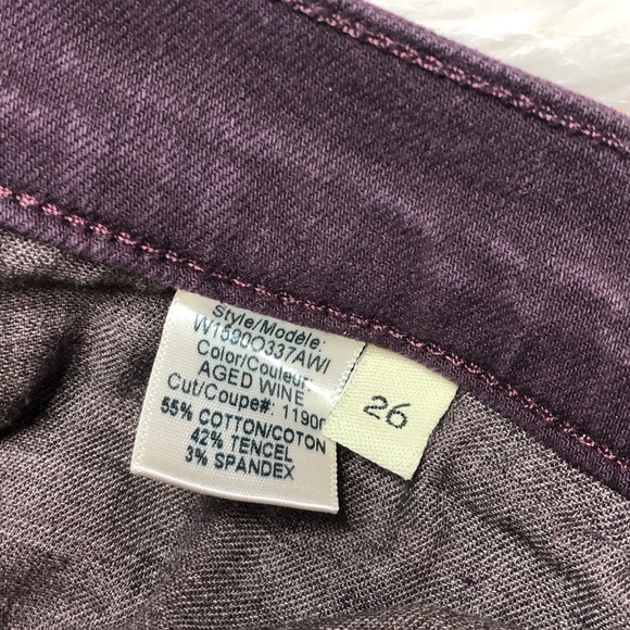 Rag & Bone The Dre Jeans in Aged Wine 26 - Picture 6 of 6